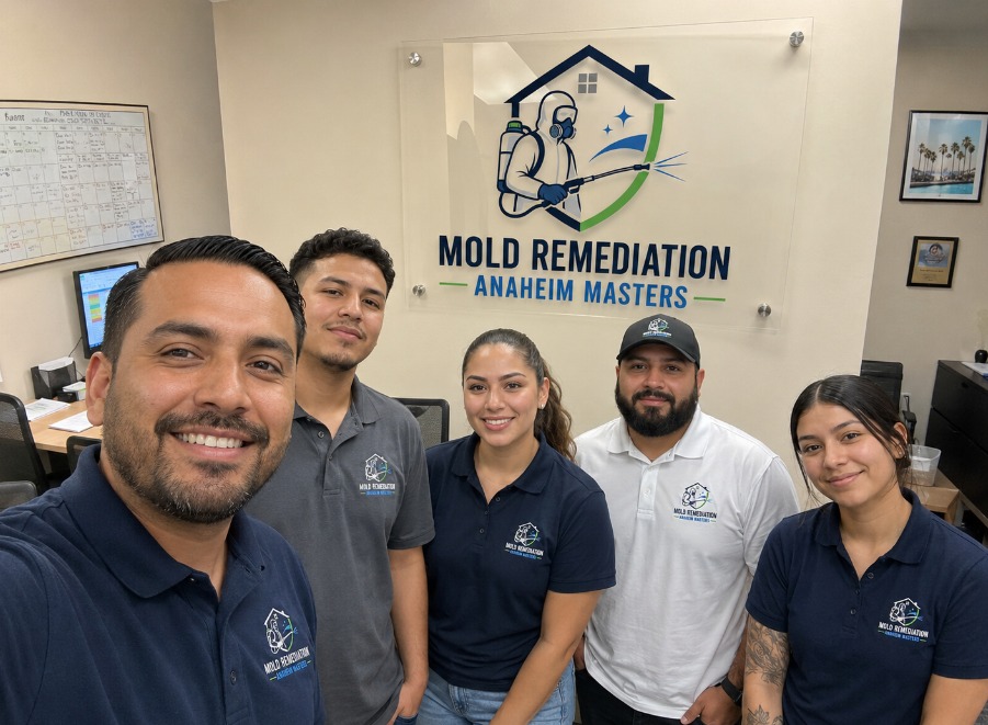 The Mold Remediation Anaheim Masters team at their office
